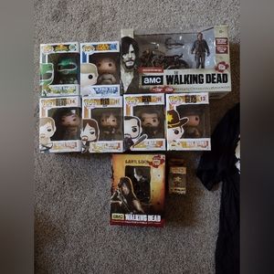 Walking Dead Power Rangers Star Wars Toy lot